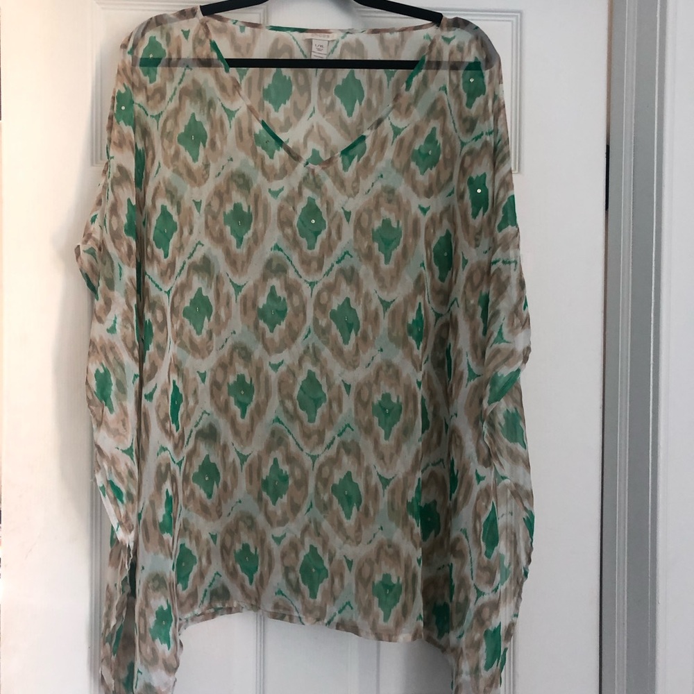 Chico’s see threw poncho